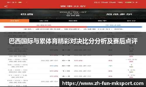 巴西国际与累体育精彩对决比分分析及赛后点评